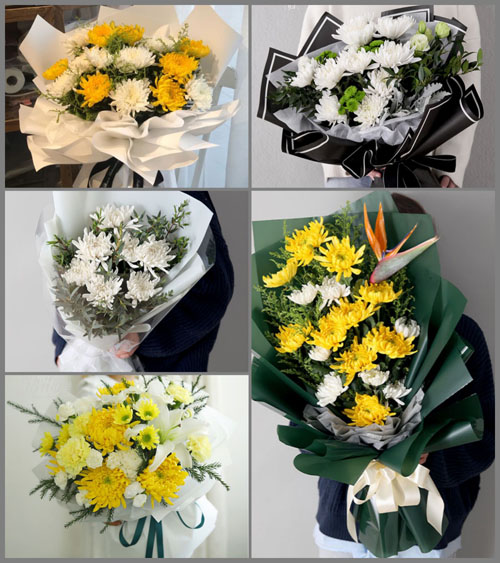 贵州毕节市黔西县雨朵镇雨明村白事花束代送
